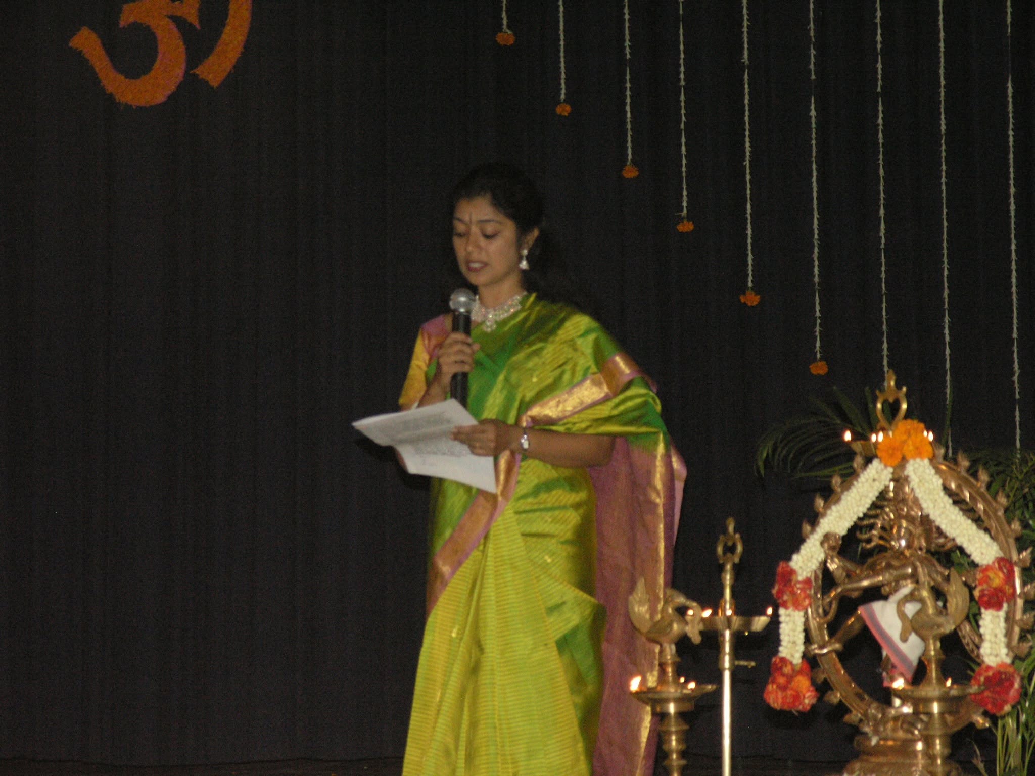 Jayanthi Sundar as Master of Ceremony